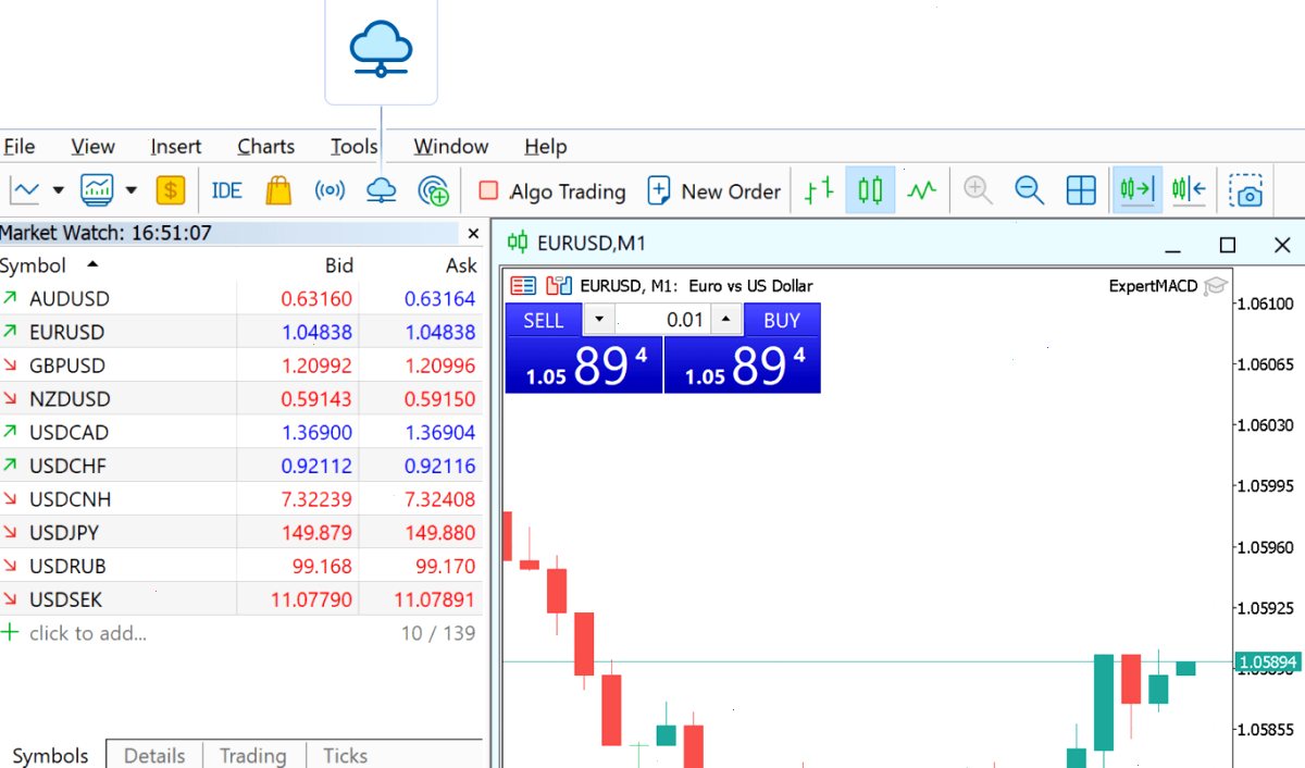 打开MQL5虚拟主机